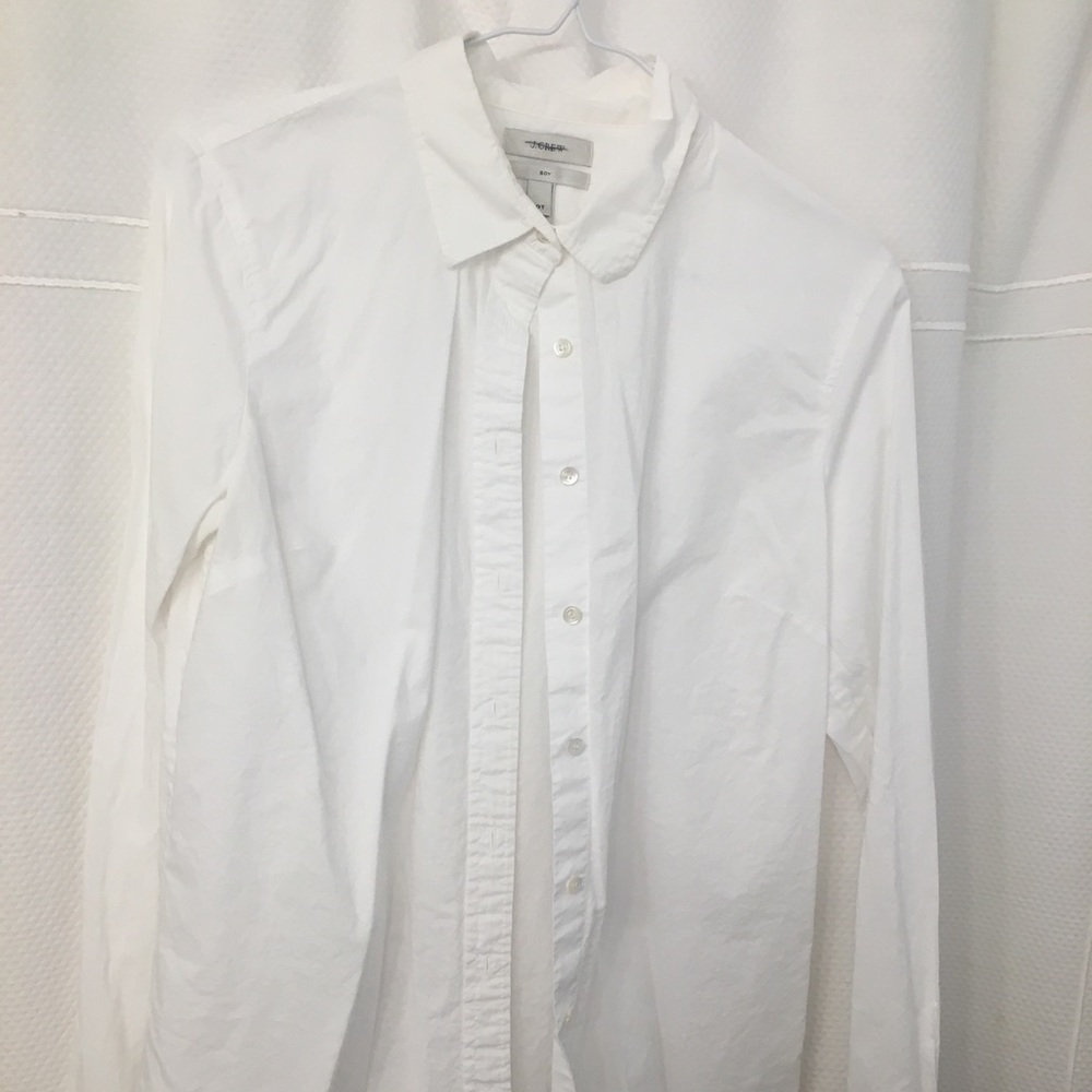 J. Crew Classic White Button Up